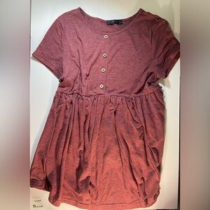 SHEIN t-shirt with flowy bottom